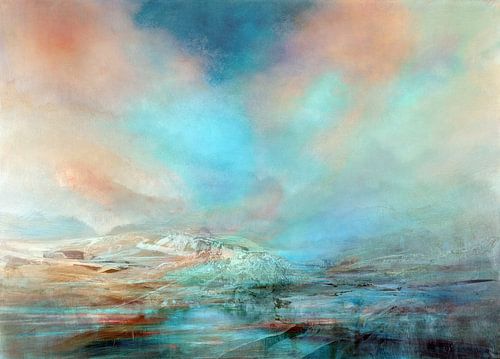 Colour land - vast land in delicate vibrant colours by Annette Schmucker