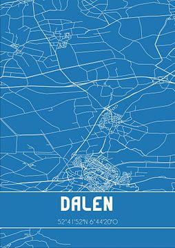 Blueprint | Map | Dalen (Drenthe) by Rezona