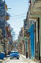 Stadsgezicht Cuba oldtimers van Ellinor Creation thumbnail