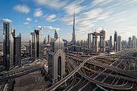 Dubai skyline by Dieter Meyrl thumbnail