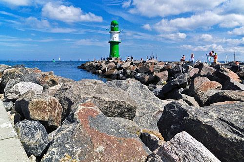 Hanse Sail sur la mer Baltique à Warnemünde 