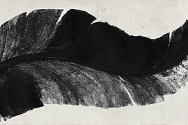 Abstract Ink Leaf by Chromatic Storm Studio