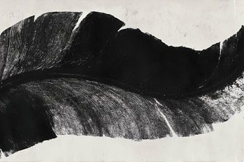 Impression « Paysage à l'encre abstraite »