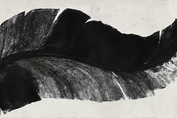 Abstracte inktlandschap horizon print van Chromatic Storm Studio