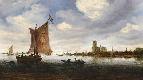 Gezicht op Dordrecht, Salomon van Ruysdael