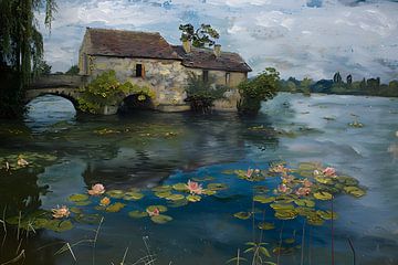 The old mill by the river by Skyfall