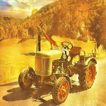 Traktor Fendt Dieselross im Goldstyle von Christian Lauer