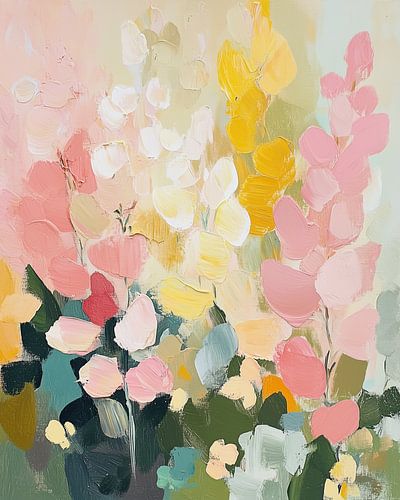 Refined Bloom: Zarte Vintage-Farben im Matisse-Stil