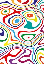 Des vagues abstraites, univers colorés et expressifs sur AidasignArt