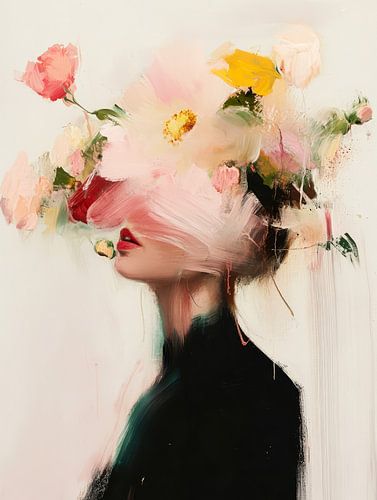 Modern abstract portret