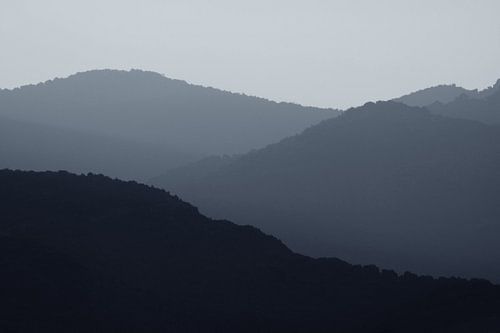 Sunset in the mountains