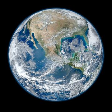 Blue marble by Space and Earth