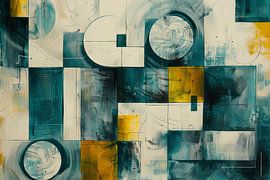Abstract painting by Poster Art Shop