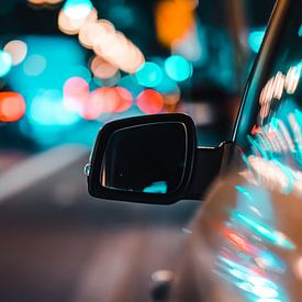 Autoverkehr Nachtaufnahme mit Lichteffekten von domiphotography