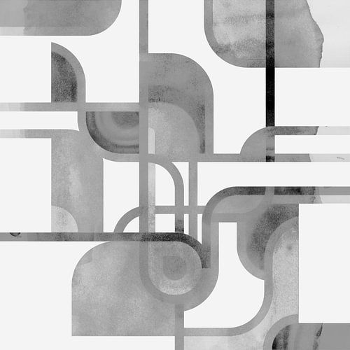 Noordse abstractie in organische vormen III