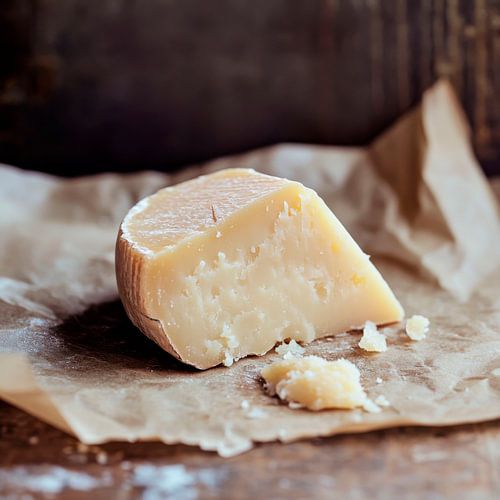 Cheese on paper
