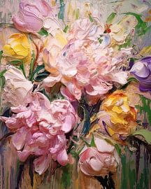 Peonies in pastel colours by Studio Allee