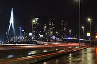 Erasmusbrücke am Abend