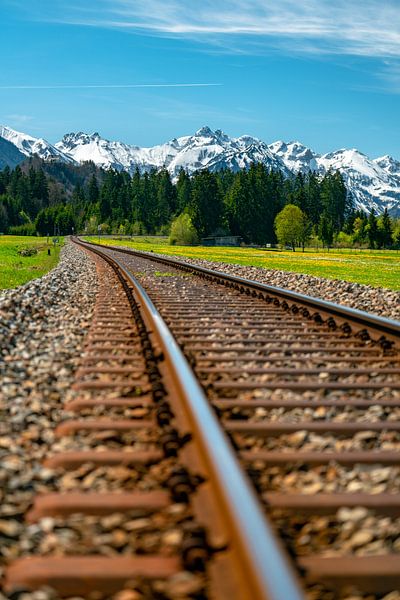 On the way to the Allgäu Alps by Leo Schindzielorz