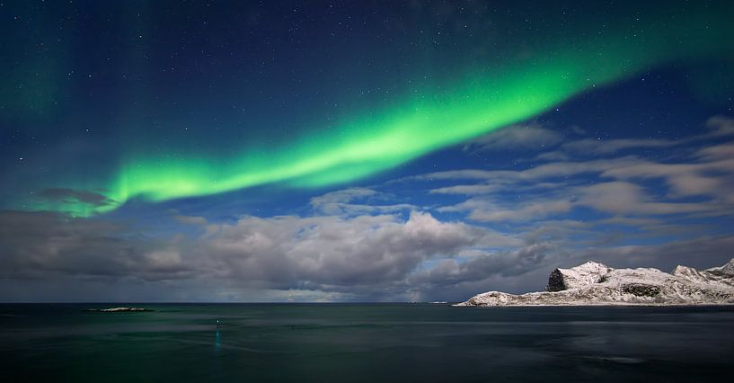 Verberget Aurora Panorama von Wojciech Kruczynski