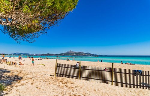 Mallorca, Alcudia, Can Picafort, Platja de Muro, Spanje Balearen