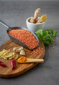 Linsen, Ingwer und Gewürze von Alex Neumayer