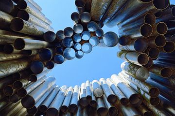 Looking up through the pipes by Frank's Awesome Travels