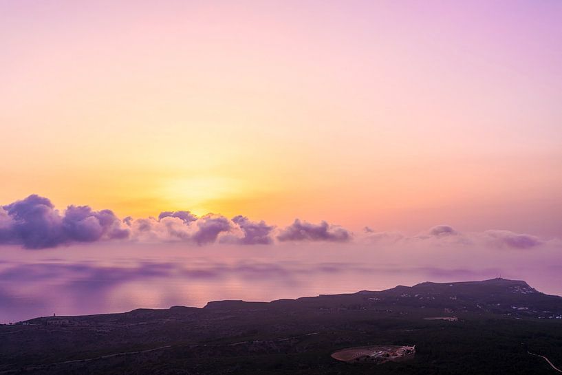 Sunrise from the Montgo between Javea and Denia by Arte D'España