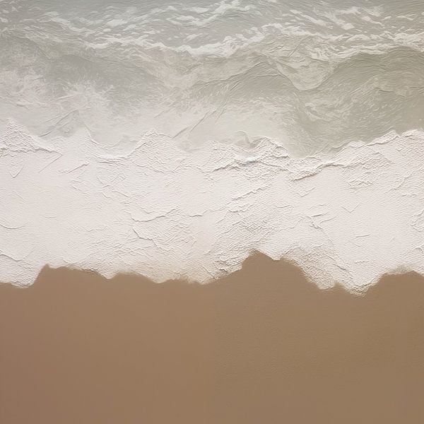 Between Raging Waves and Calm Sand Plains by Color Square