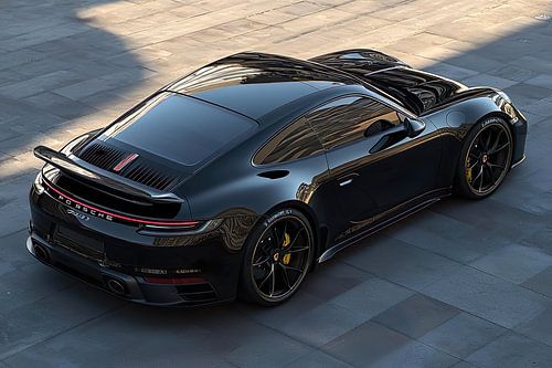 Black Porsche 911 GT 3
