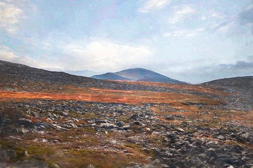 Herbst hoch in der Ebene