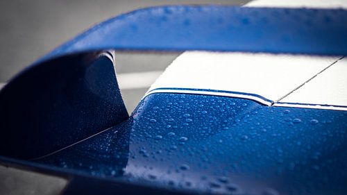 Maserati MC12 blue Regentropfen