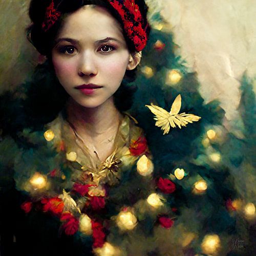 Magic fantasy portrait woman by Manon Moller Fotografie