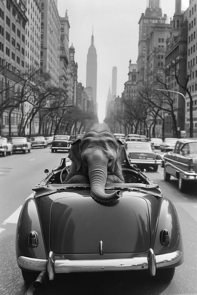 Olifant Urban Jungle van Preet Lambon