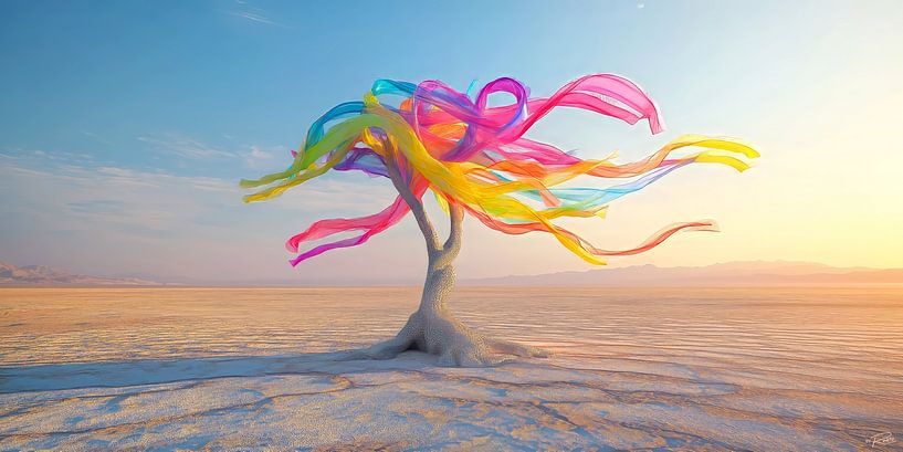 Chromatic Symphony - Radiant Flow van byRenzo