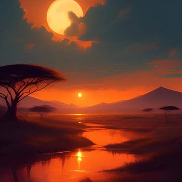 Le soleil et la lune sur All Africa
