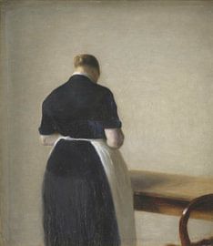 Femme vue de dos, Vilhelm Hammershøi