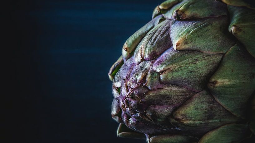 Close-up of an artichoke by ElkeS Fotografie
