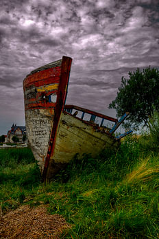Nicht gesunken, sondern Wrack