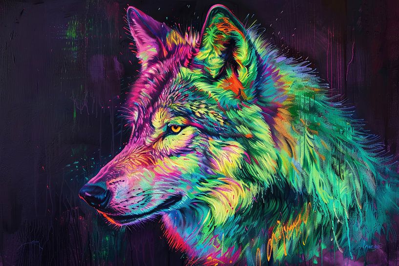 Loup par Poster Art Shop
