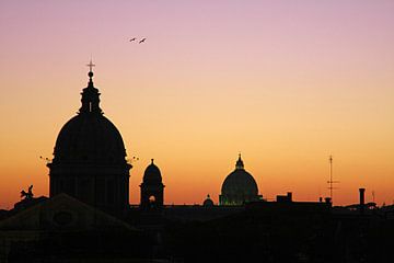 Rom bei Sonnenuntergang von Inge Berken