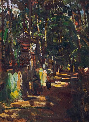 Landschap op Bali, Carl Fahringer, 1929