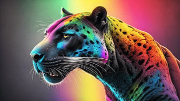 Regenbogenpanther von Hans Dubbelman