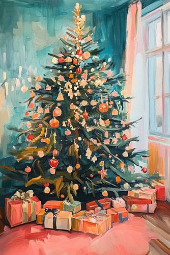 Christmas | Christmas tree with presents