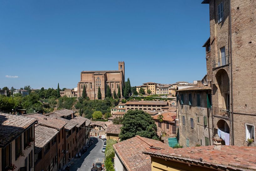 La ville médiévale de Sienne, dans le sud de la Toscane, en Italie. par Tjeerd Kruse