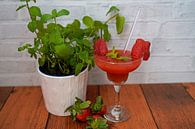 Erdbeer Rum Cocktail im Glas von Babetts Bildergalerie Miniaturansicht