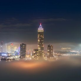 Foggy Rotterdam from the Euromast by Ilona Schong