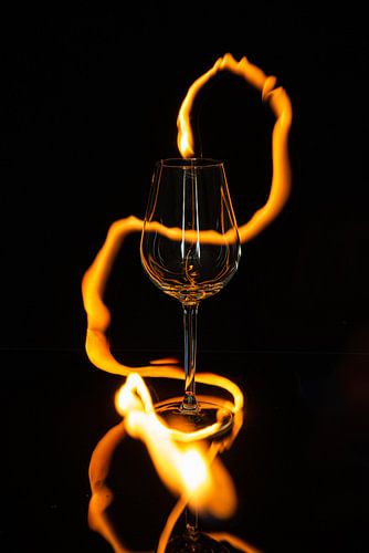 verre à feu sur Danny van houtum