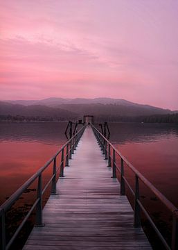 Zonsondergang in Tasmanië van fromkevin