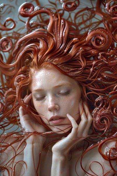 Dromen over de oceaan van Poster Art Shop